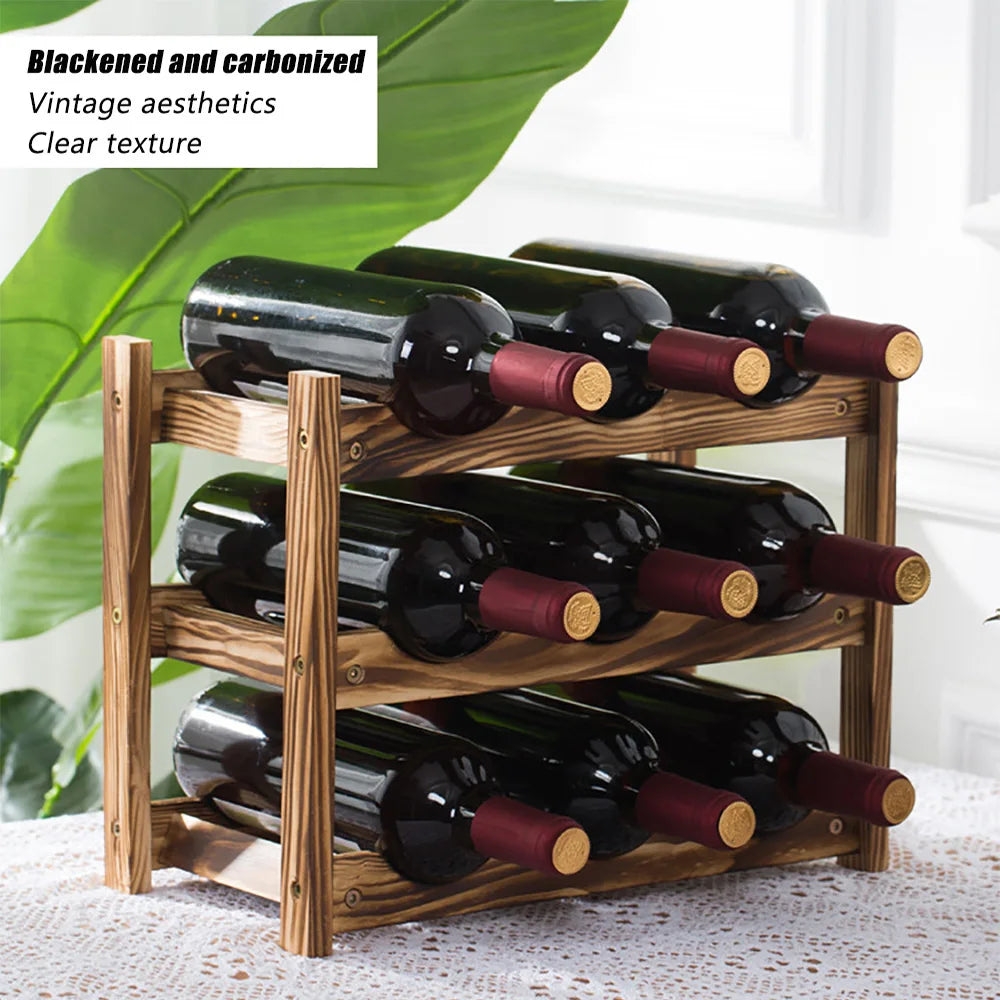 2/3 Tiers Wood Wine Rack