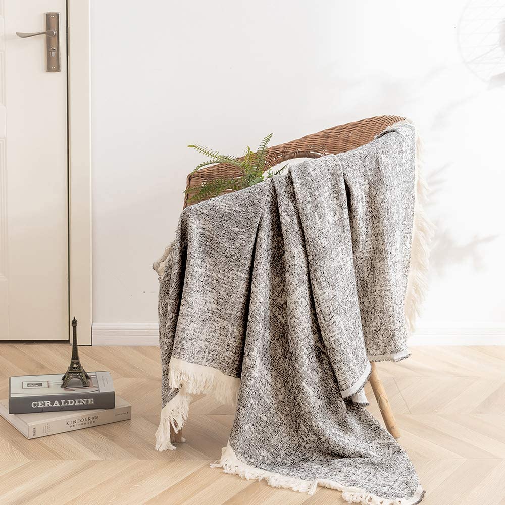 100% Cotton Throw Blanket