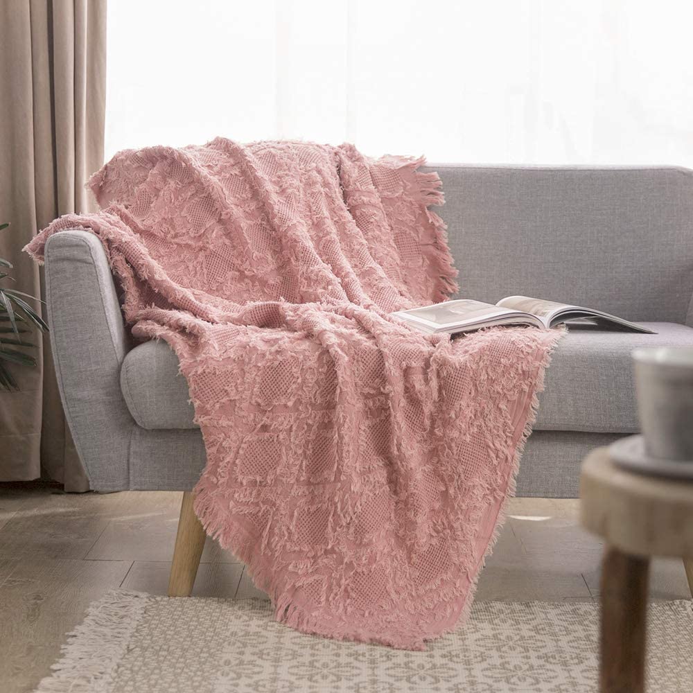 100% Cotton Throw Blanket