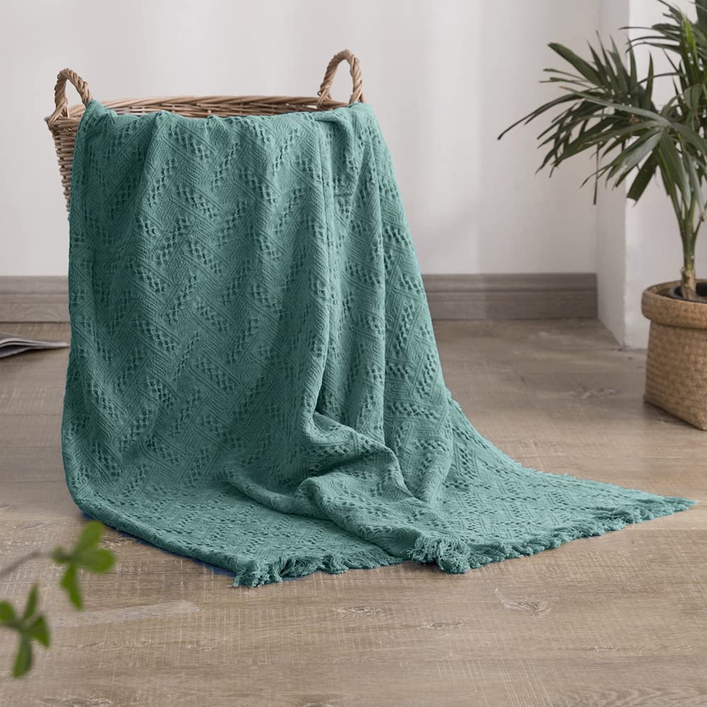 100% Cotton Throw Blanket