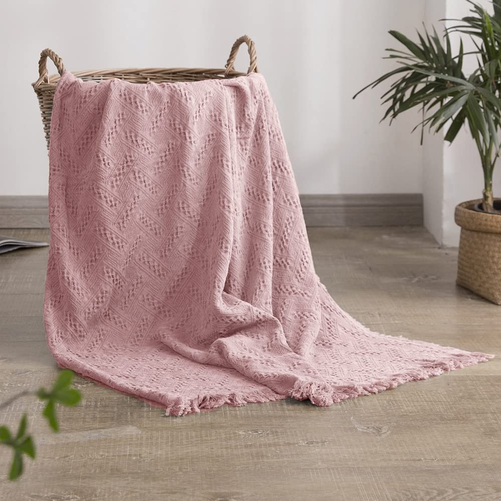 100% Cotton Throw Blanket