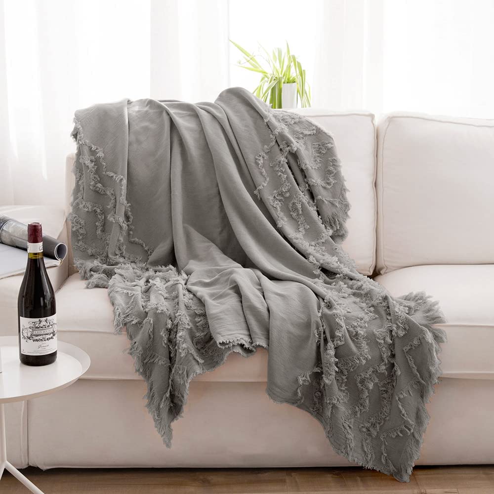 100% Cotton Throw Blanket