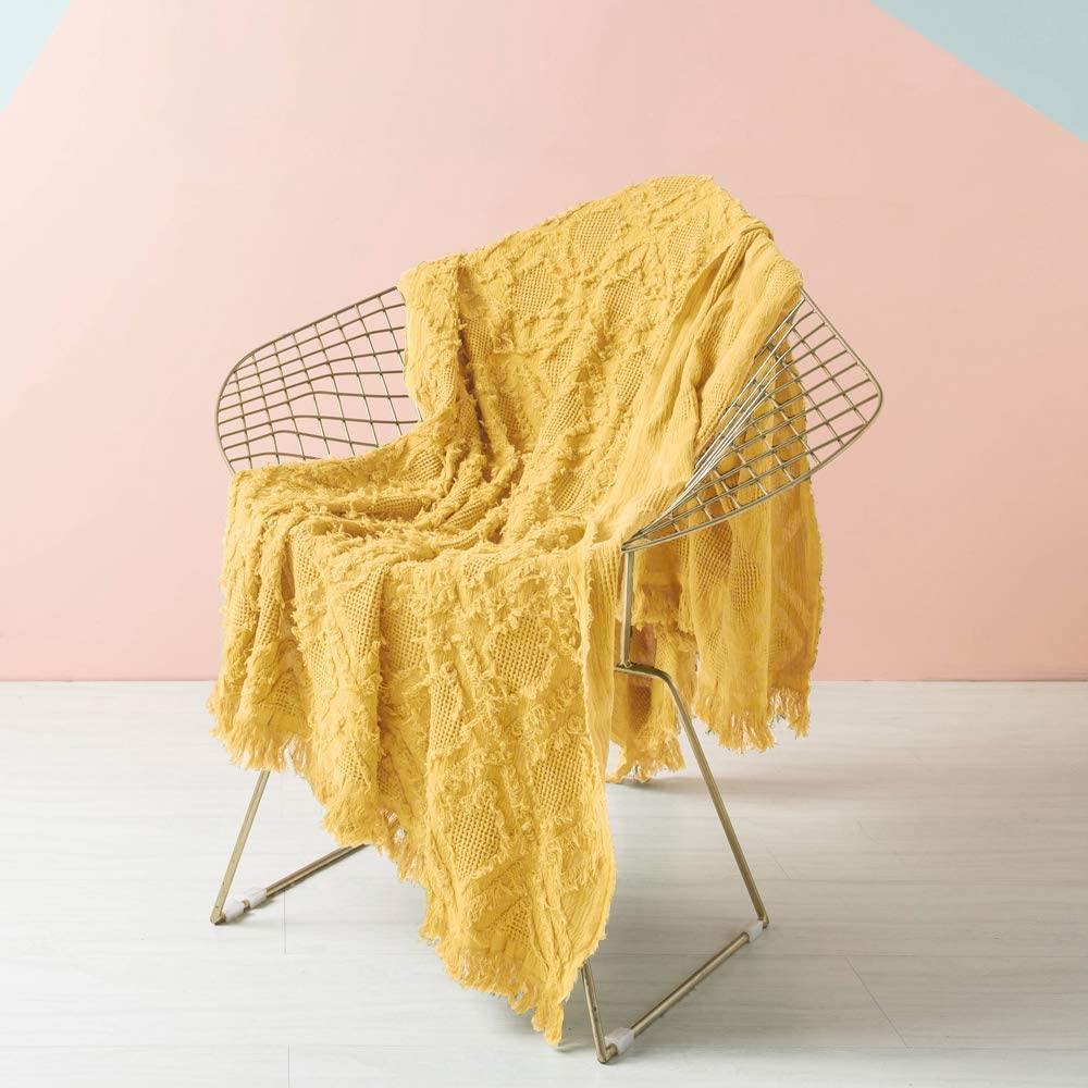 100% Cotton Throw Blanket