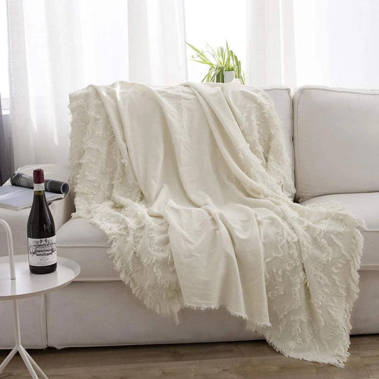 100% Cotton Throw Blanket
